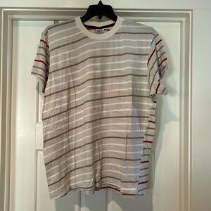 Big Bud Press Cream and Gray Short Sleeve Tees